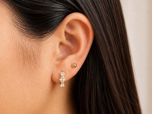 Starlit Small Hoops