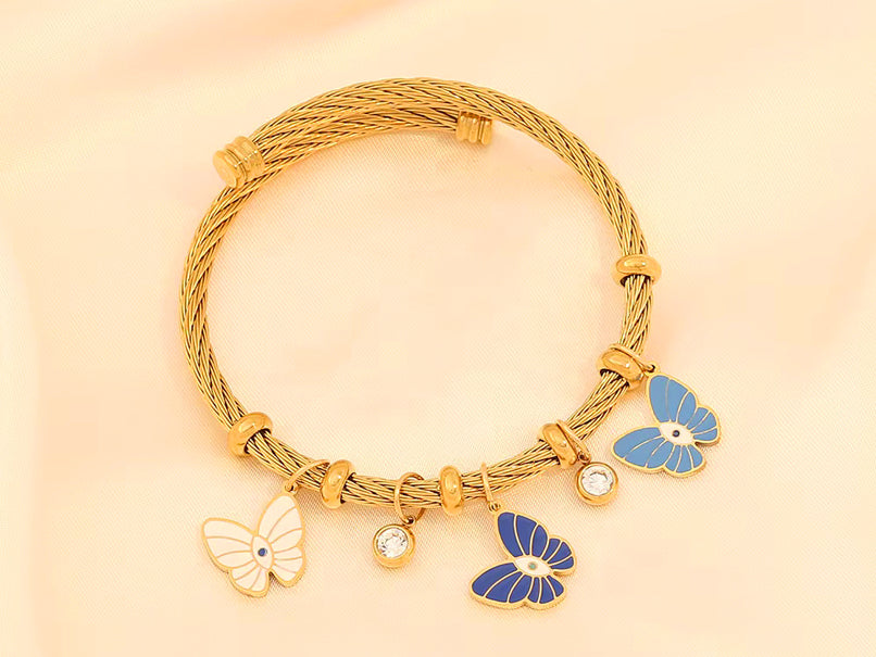 Veloura Evil Eye Bangle