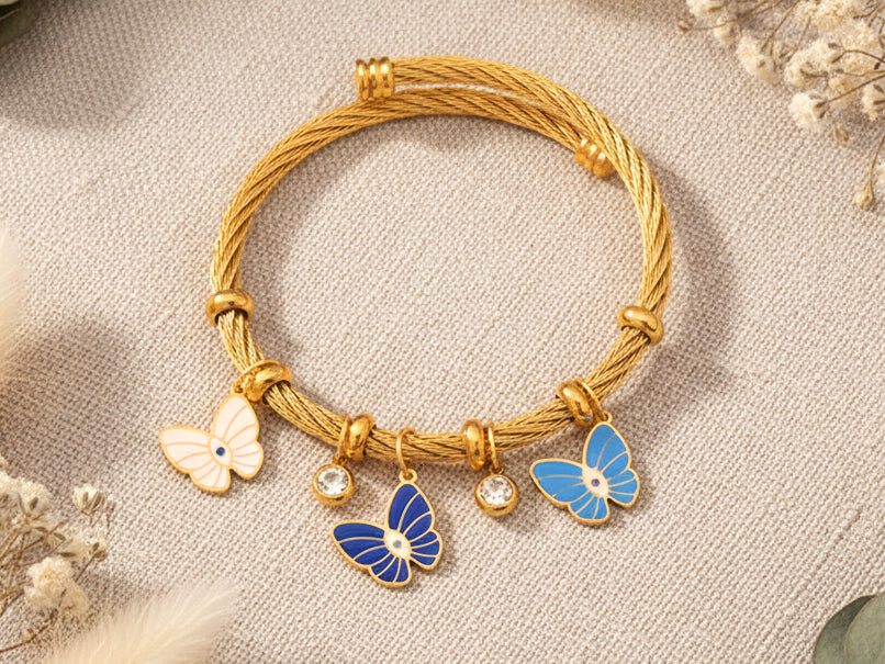 Veloura Evil Eye Bangle