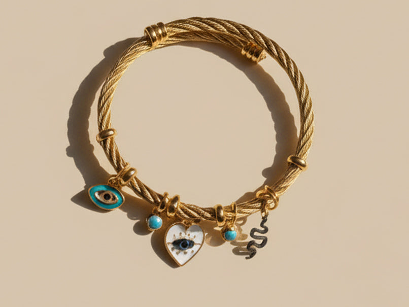 Nazelle Evil Eye Bangle