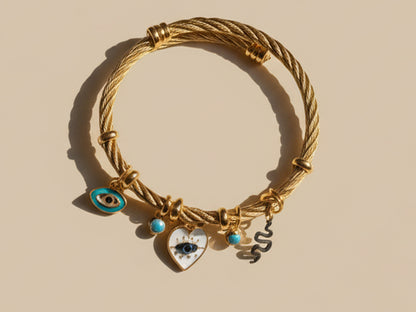 Nazelle Evil Eye Bangle