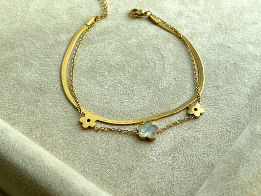 Double Bloom Bracelet