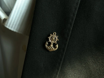 Marine Anchor Lapel Brooch Pin
