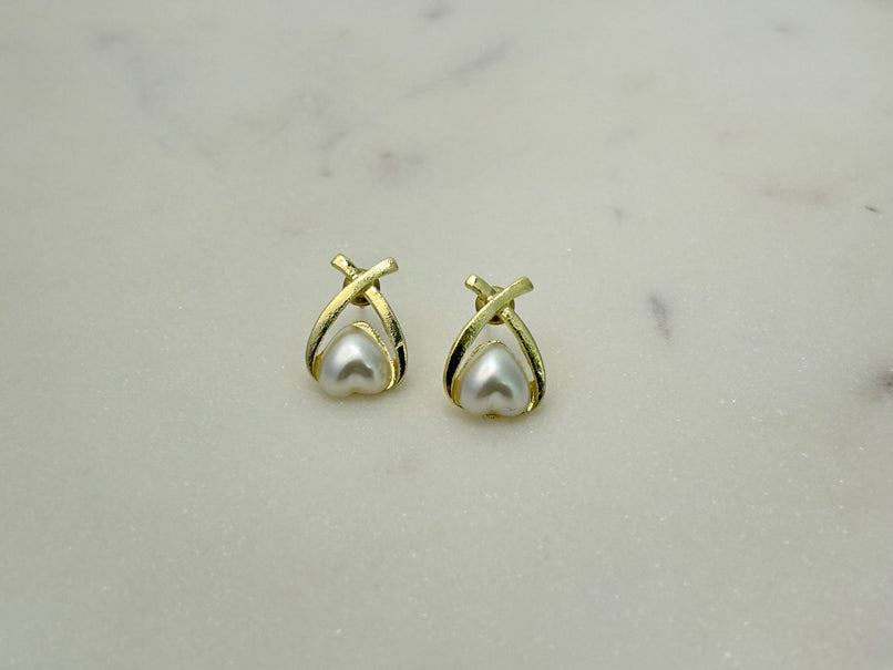 Entangled In Love Golden Studs