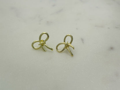 Golden Bow studs