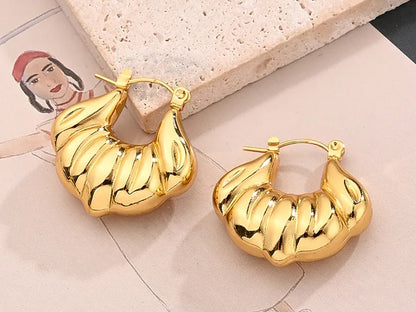 Molten Gold Hoops