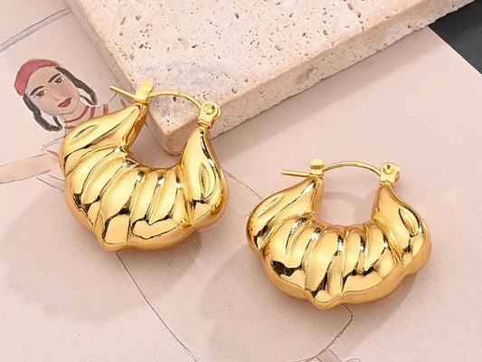 Molten Gold Hoops
