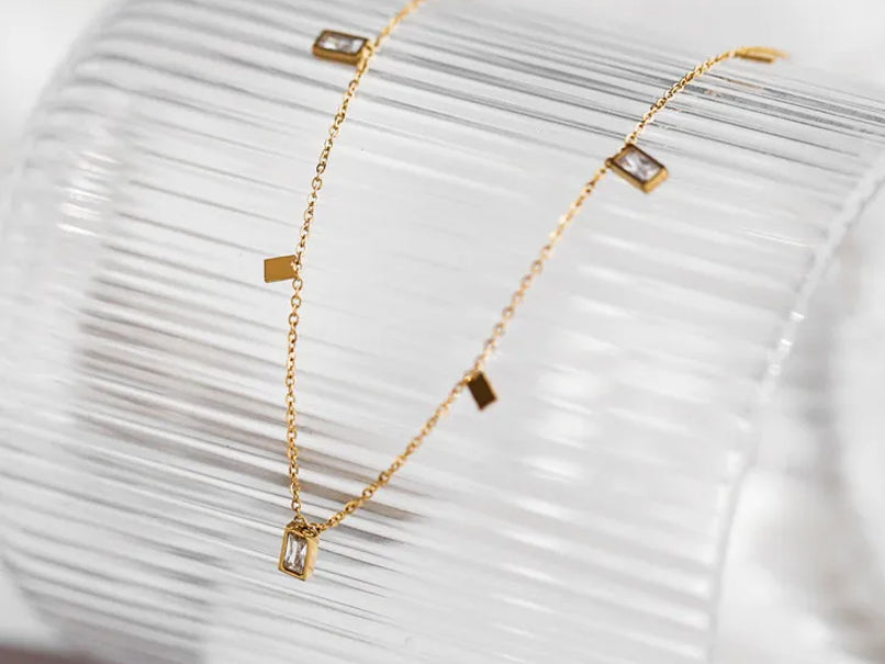 Baguette Necklace