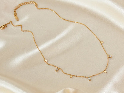 Baguette Necklace