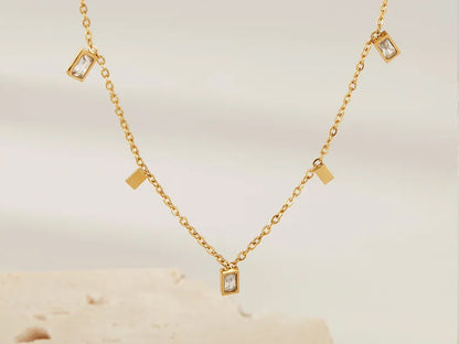 Baguette Necklace
