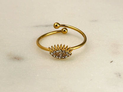 Evil Eye Ring (Adjustable)