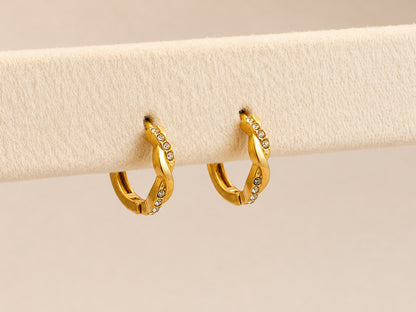 Twinkle Twist Hoops