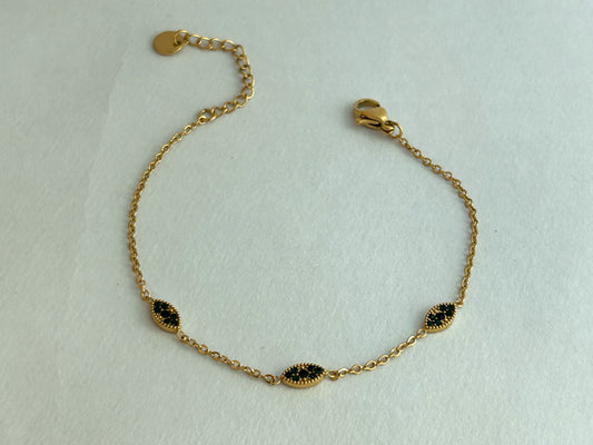 Dainty Evil Eye Bracelet