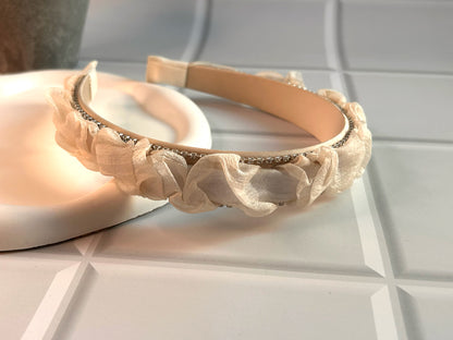 Ivory Ruffle Band