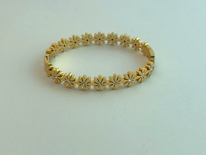 Floret Thin Wrist Bangle