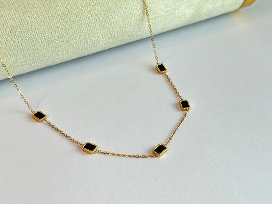 Blarney Black Stone Necklace