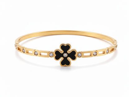 Luna Clover Bangle