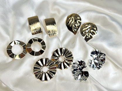 The Golden Leaves - Statement Earrings