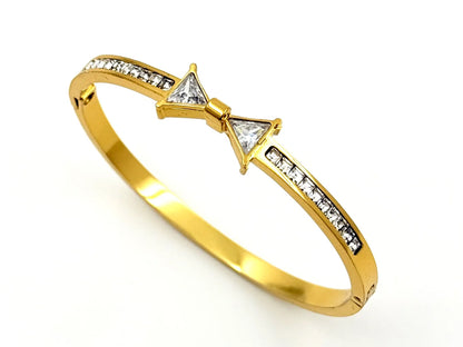 Love Knot Thin Wrist Bangle
