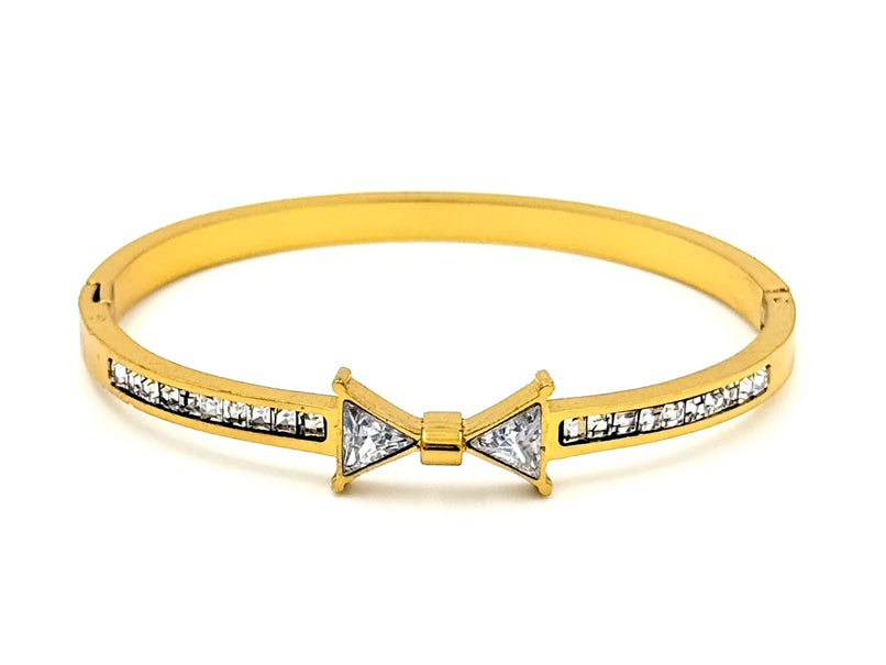 Love Knot Thin Wrist Bangle