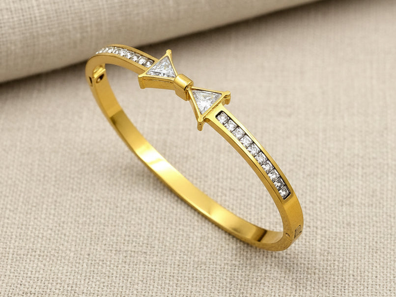 Love Knot Thin Wrist Bangle