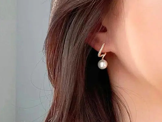 Spiral Pearl Studs