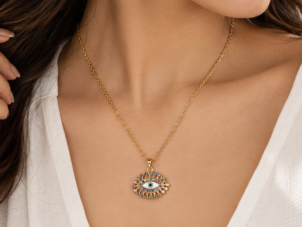 Twilight Evil Eye Necklace