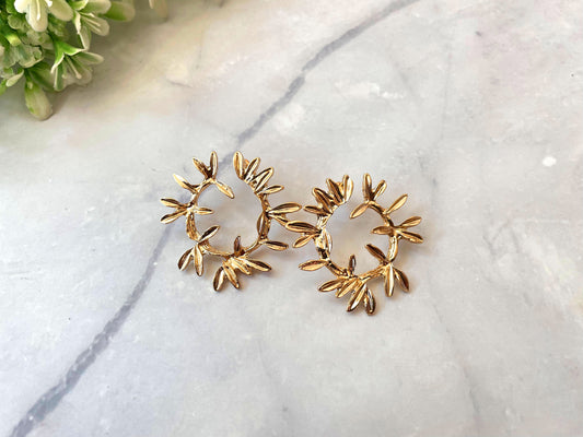Crown Of Leaves Earrings